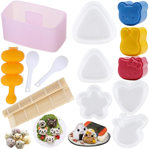 Gpurplebud juego completo de moldes Onigiri para crear formas divertidas en casa