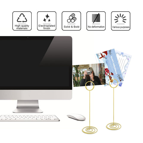 GPYG expositor cartas mesa oro, ideal para menús y nombres