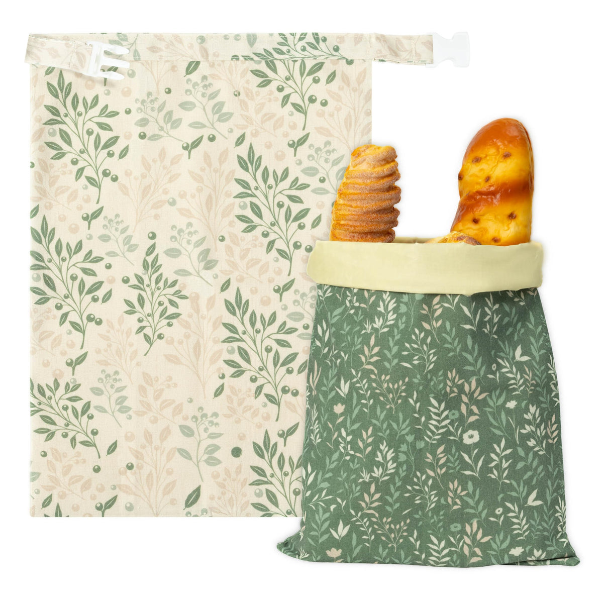 Bolsas de pan GQIRIL con cera de abeja, paquete de 2 para conservar pan fresco.