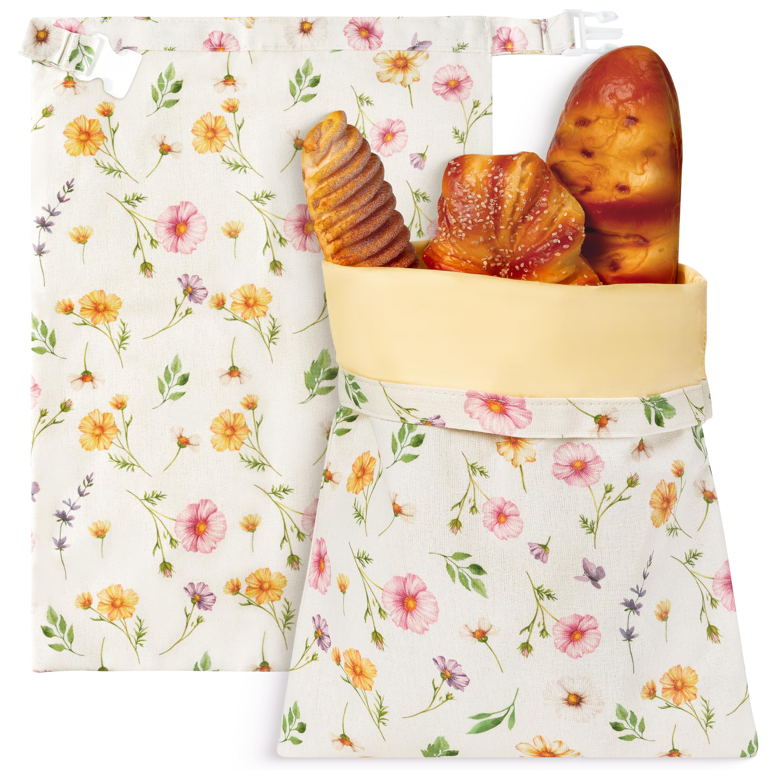 GQIRIL bolsas de pan con cera de abeja, para conservar pan fresco por más tiempo