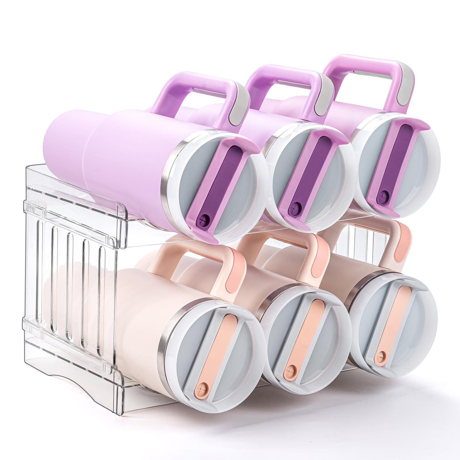 Gracenal organizador para botellas Stanley 40oz con asa, orden y acceso fácil
