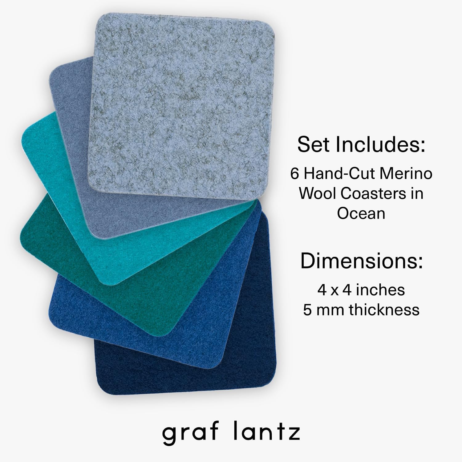 Graf Lantz Bierfilzl Merino ofrece superficie natural resistente a olores y manchas