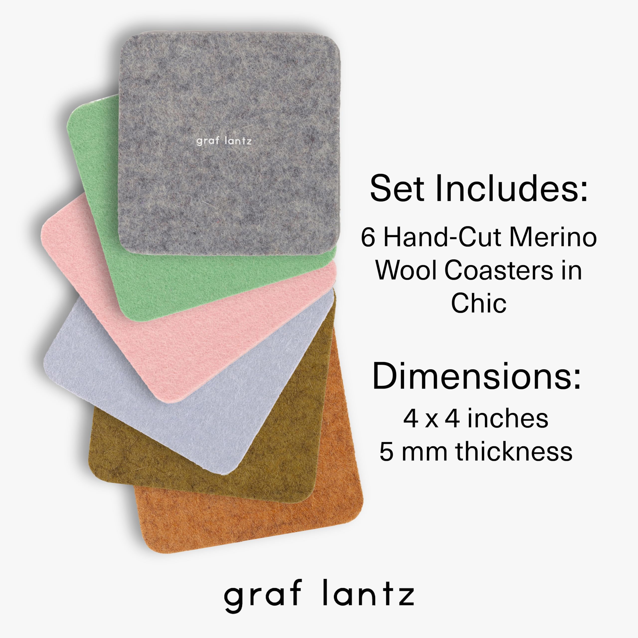 Graf Lantz Bierfilzl posavasos ochre aportan calidez y estilo
