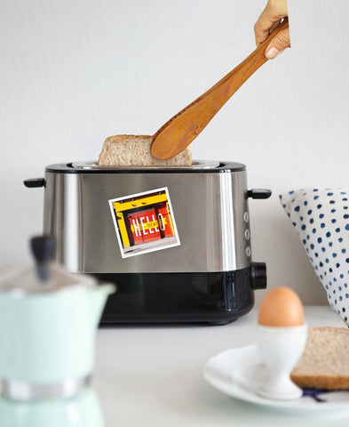 Mango ergonómico Graindi con agarre antideslizante para manipular comida con comodidad.