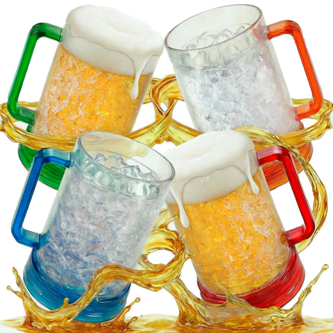 Granatan vaso de cerveza congelador de gel mantiene fría la bebida.