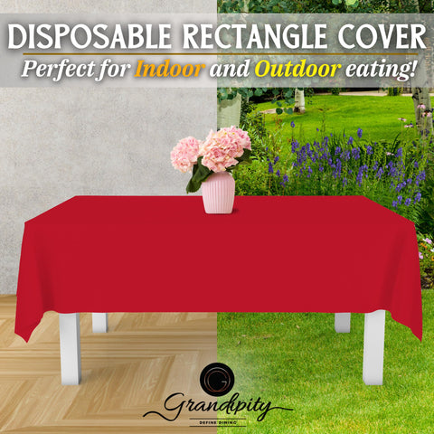 Mantel Grandipity protege la mesa, perfecto para comidas.