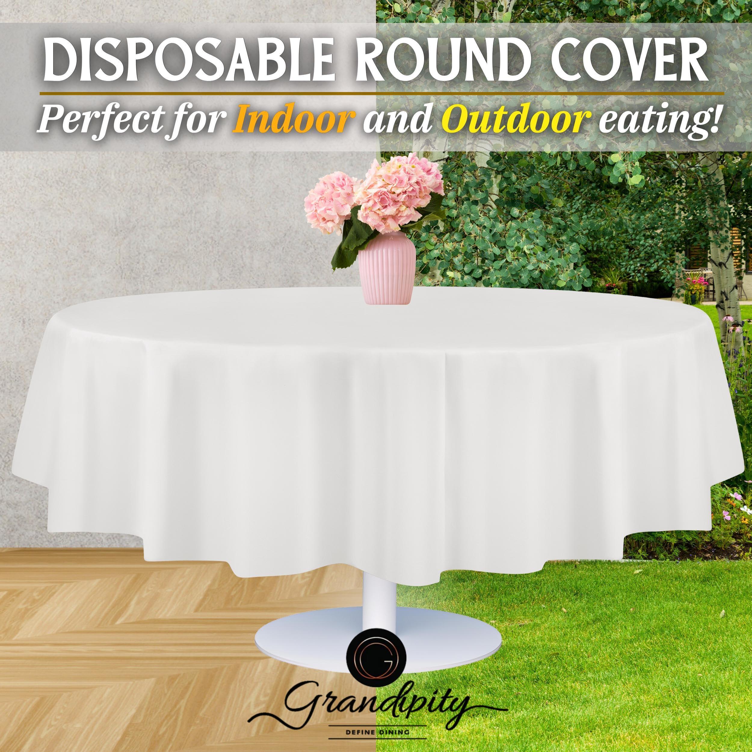 Mantel blanco, ideal para todas las ocasiones y celebraciones