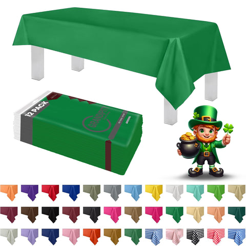 Detalle de textura del mantel Grandipity verde, elegante y desechable para eventos.