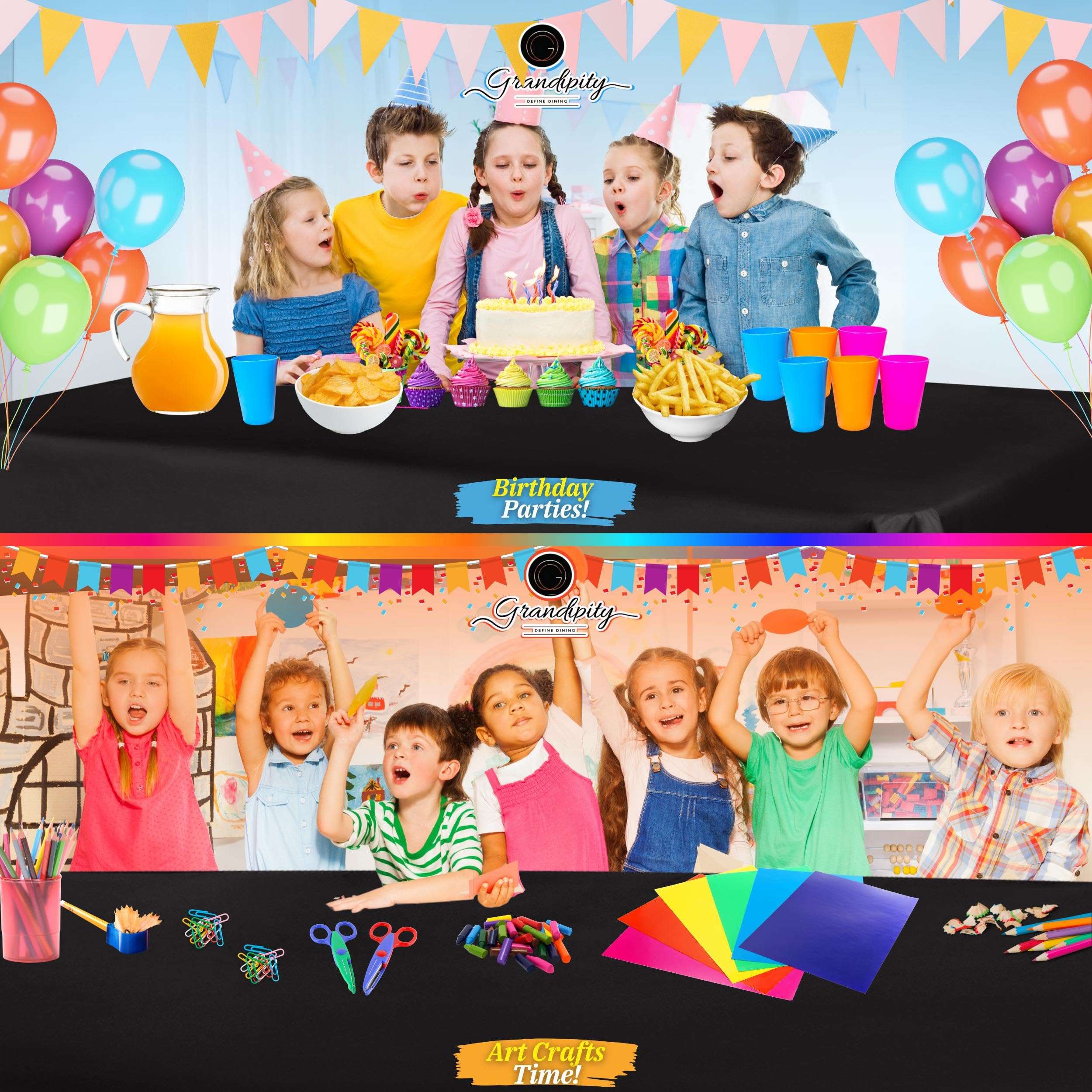 Mantel Grandipity está disponible en varios colores para combinar temas.
