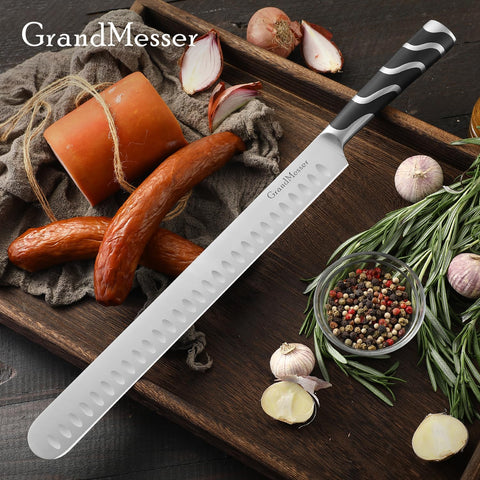 GrandMesser cuchillo de trinchar, caja regalo elegante ideal para regalo.