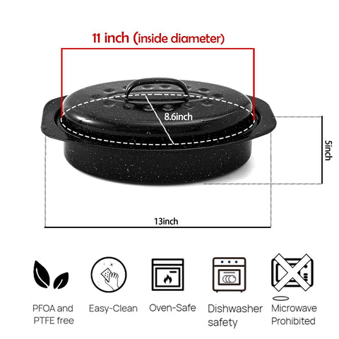Granite Bowl: nucleo de acero al carbono esmaltado, resistente a altas temperaturas.