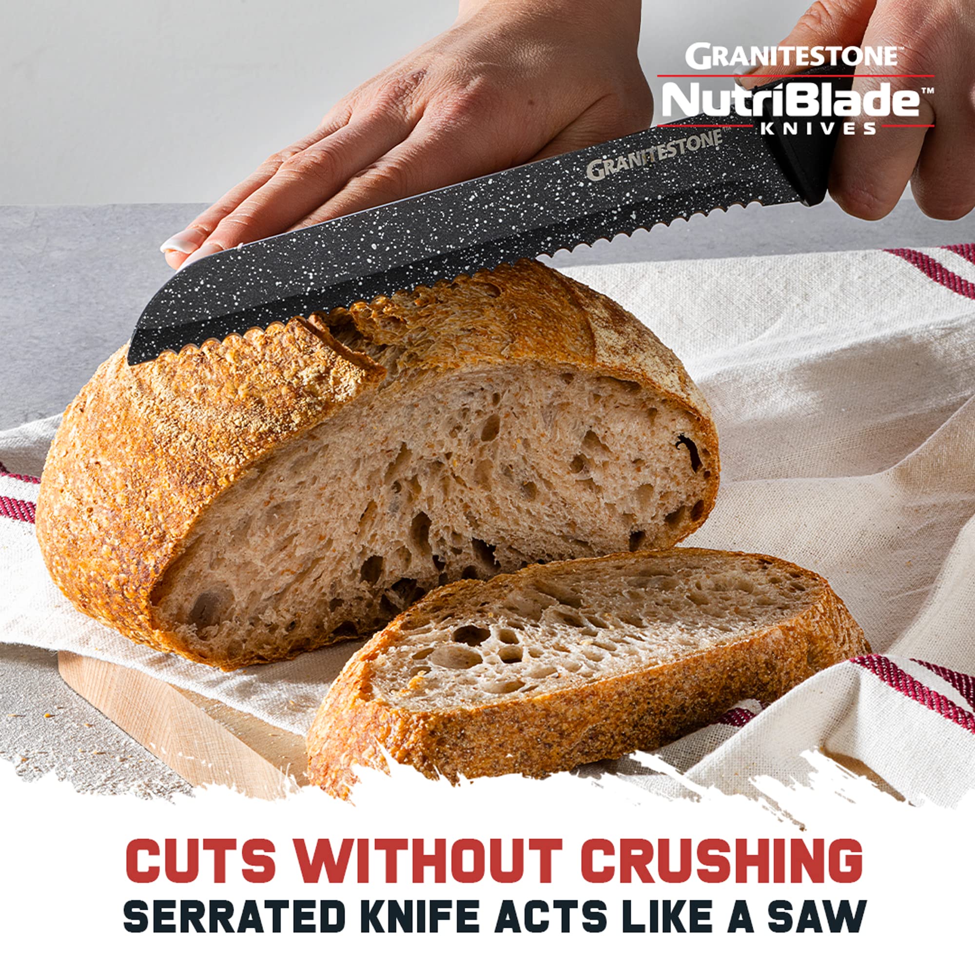 Granitestone Nutriblade: cuchillo pelador para pelar y retirar semillas con precisión.