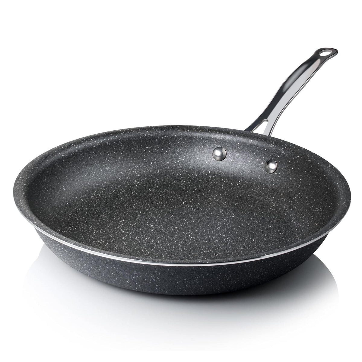 Sartén Granitestone 11” con revestimiento mineral-diamante, desmoldeado suave para uso diario.
