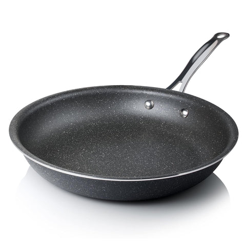 Sartén Granitestone 11” con revestimiento mineral-diamante, desmoldeado suave para uso diario.