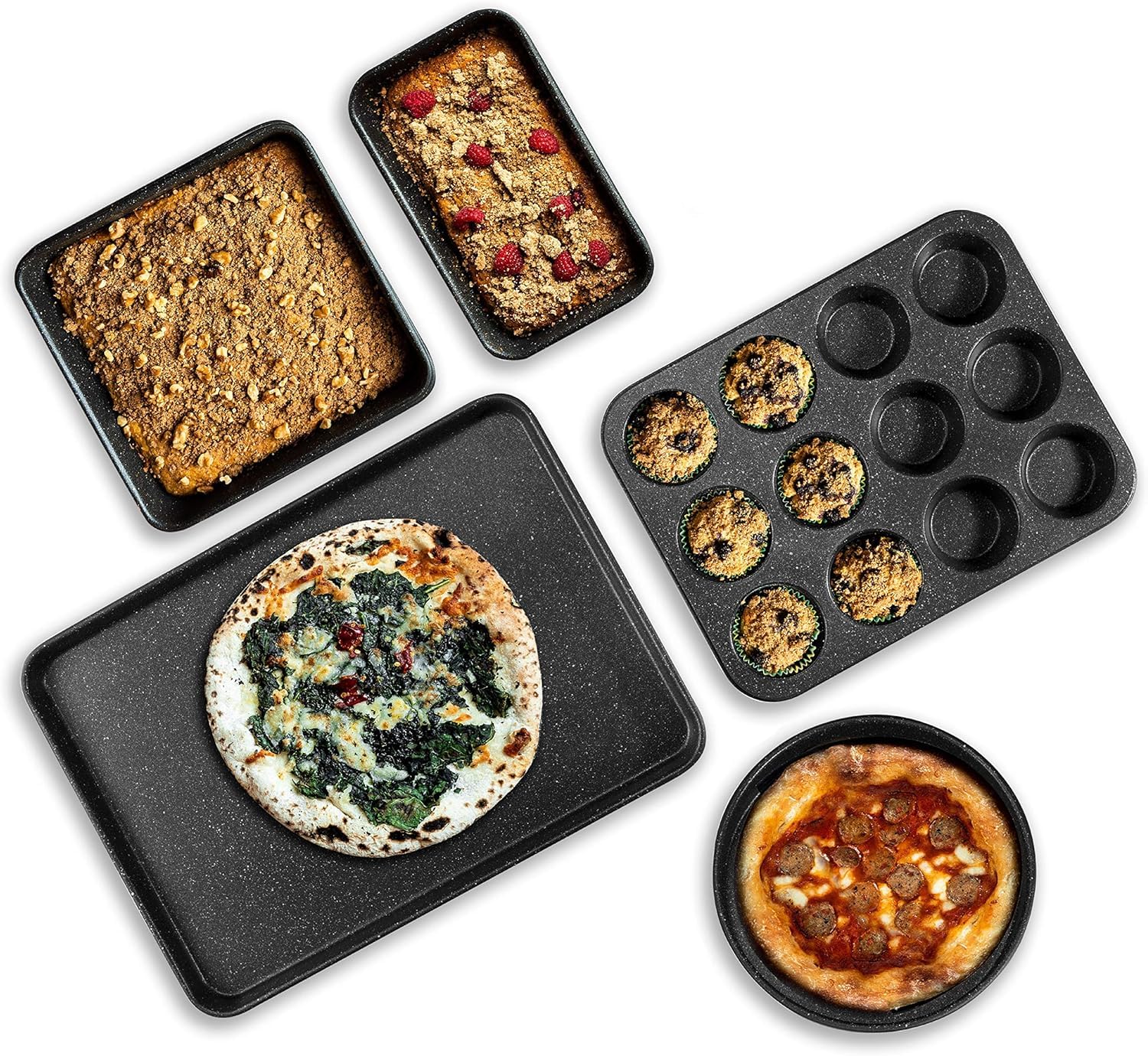 Sartén Granitestone de 14 pulgadas con tapa, ideal para saltear grandes porciones