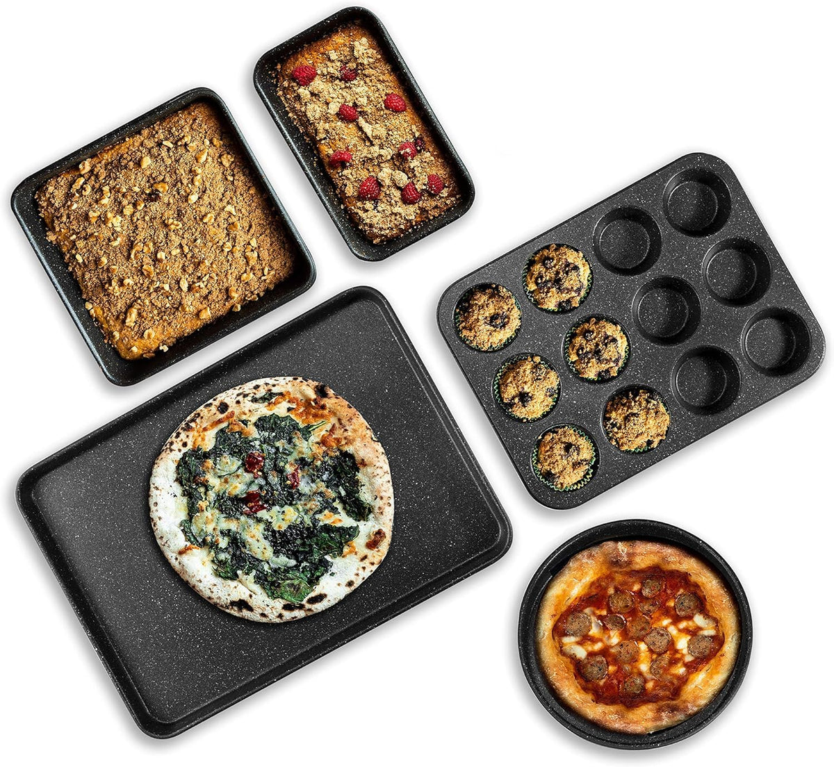 Sartén Granitestone de 14 pulgadas con tapa, ideal para saltear grandes porciones