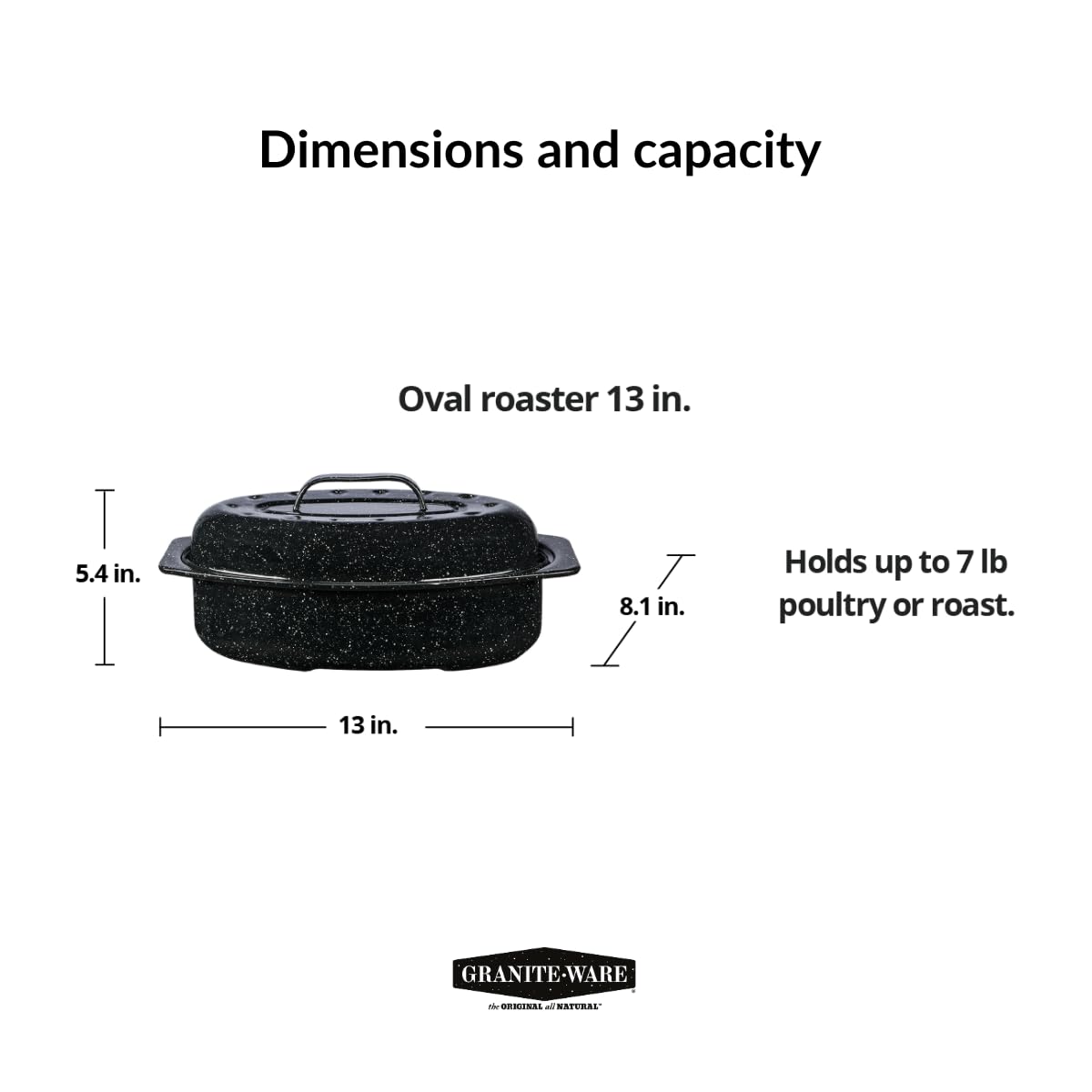 Granite Ware ideal para dos, perfecto para comidas en casa