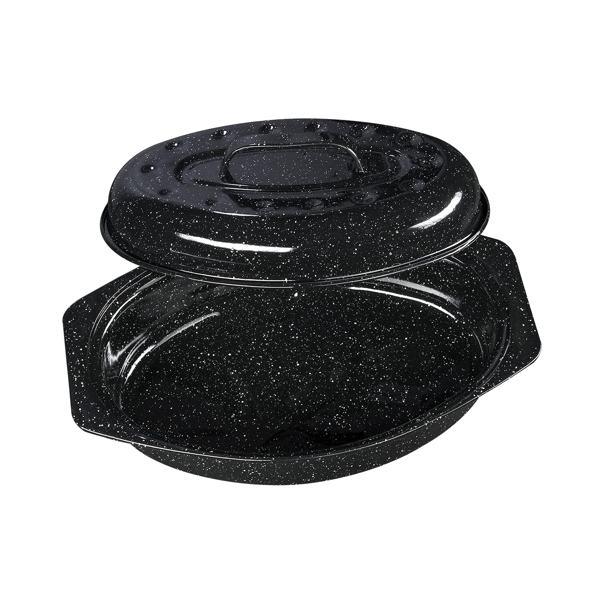 Granite Ware interior esmaltado negro para desmoldeo fácil