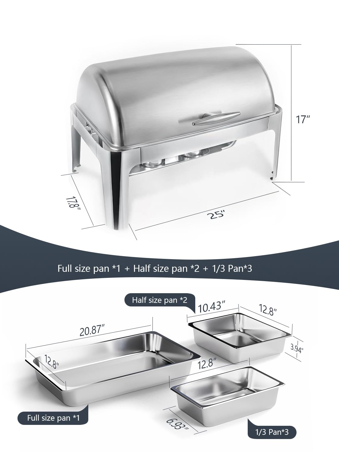 Granvell 13QT, diseño integral elegante que realza la mesa.