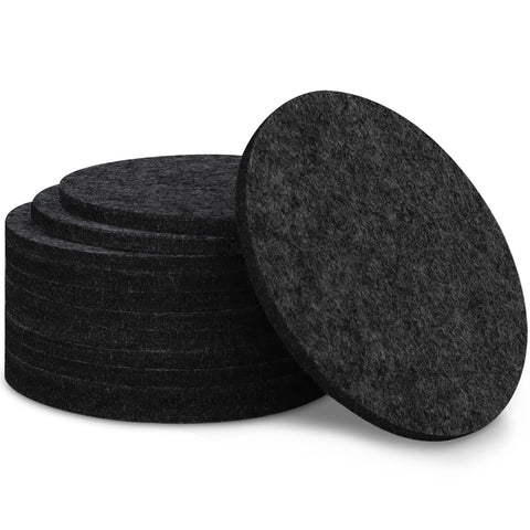 GravGrow posavasos fieltro absorbentes 4pulgadas protegen la superficie ante condensación.
