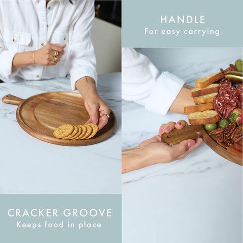 Grazerie: perfecto para servir quesos y acompañamientos en reuniones.