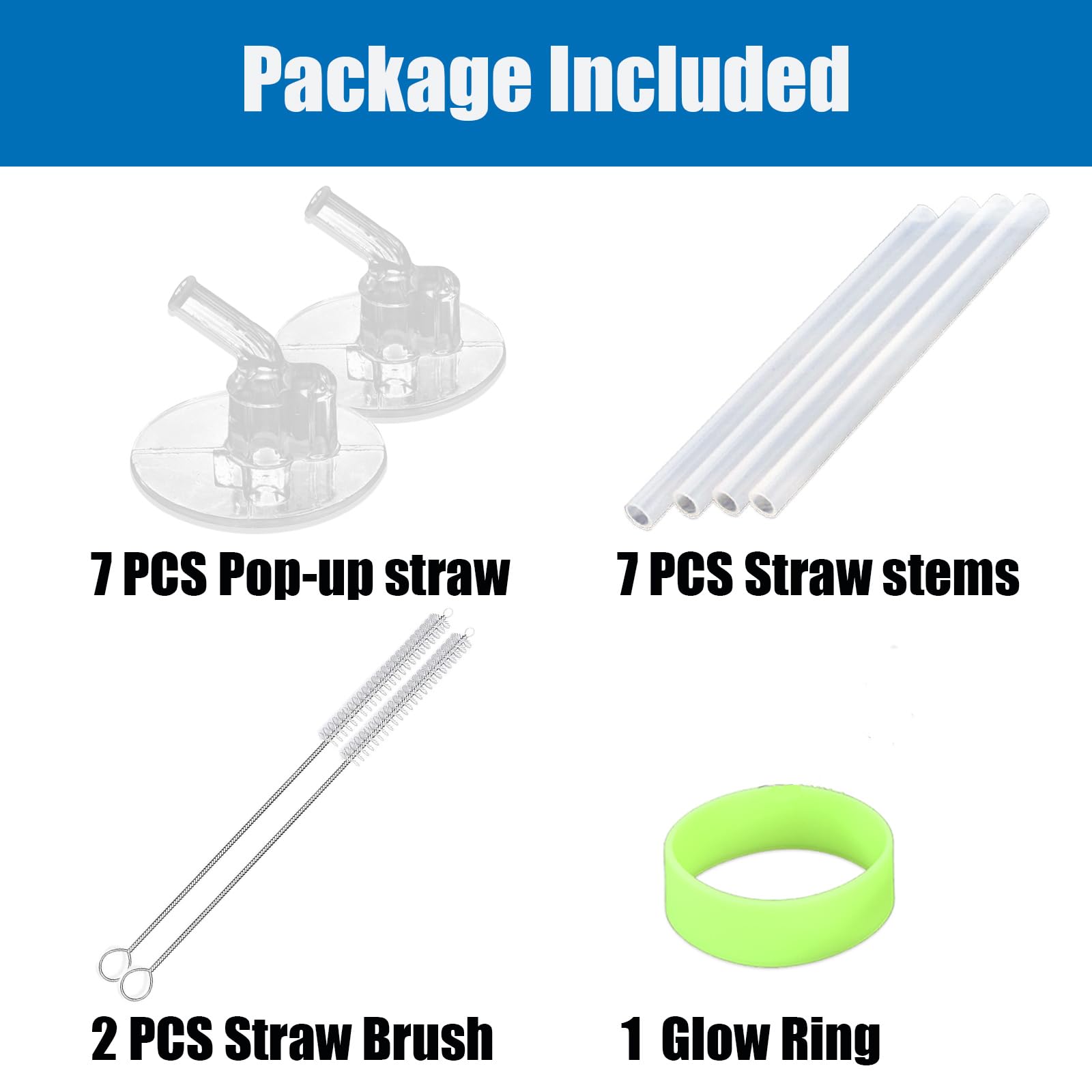 Greant pajillas de silicona para Thermos 12oz, seguras y duraderas para bebidas.