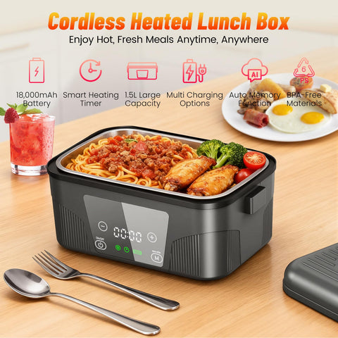 La fiambrera Great Dachong calienta de forma uniforme con 360° para comidas calientes.
