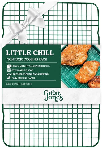 Great Jones Little Chill rejilla de enfriado aluminizada para galletas crujientes.