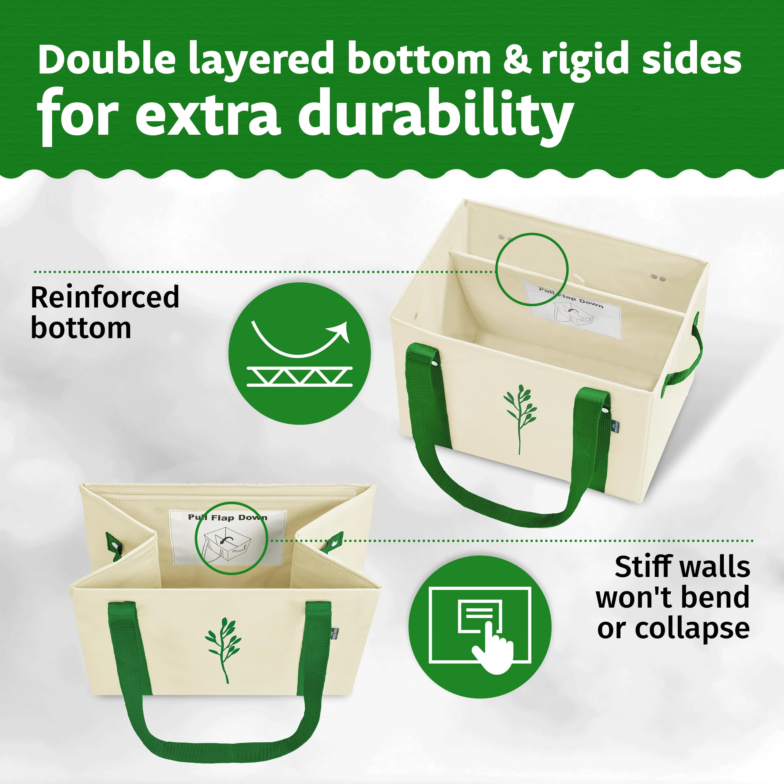 Green Bulldog Bags reutilizable para reducir residuos plásticos