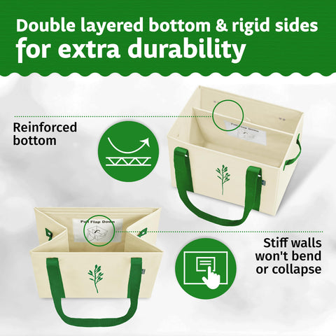 Green Bulldog Bags reutilizable para reducir residuos plásticos