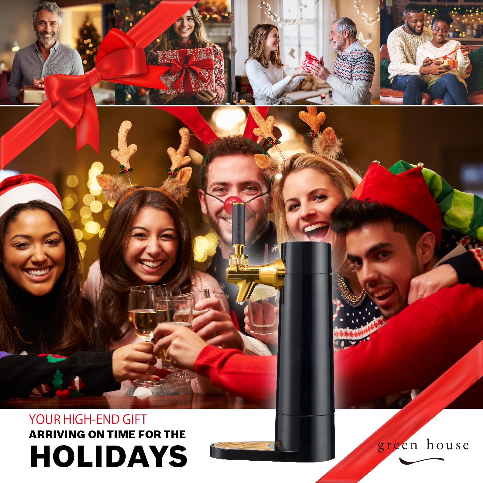 GREEN HOUSE Regalo ideal para amantes de la cerveza