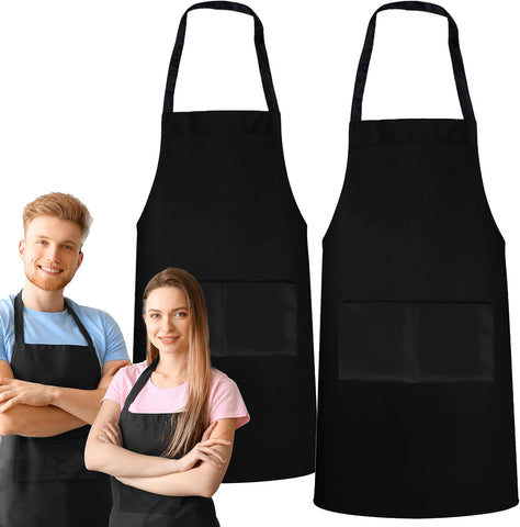 GREEN LIFESTYLE delantal para casa y cocina diaria negro