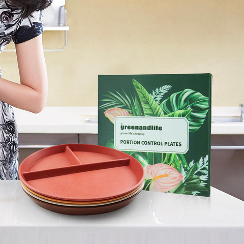 Greenandlife plato apto para microondas y lavavajillas.