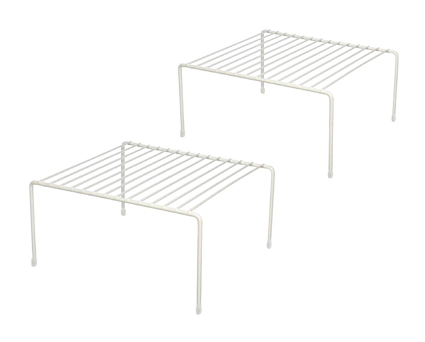 Greenbrier organizador estantería cocina 2 piezas en blanco para optimizar espacio.