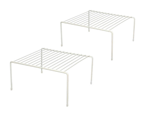 Greenbrier organizador estantería cocina 2 piezas en blanco para optimizar espacio.