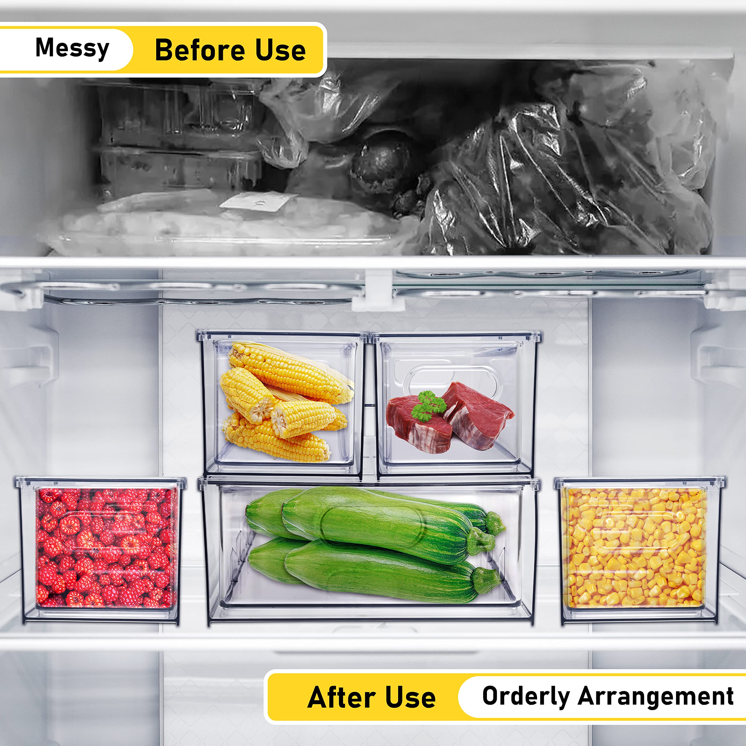 Greenby uso en despensa y cocina para ordenar frascos y frutas.