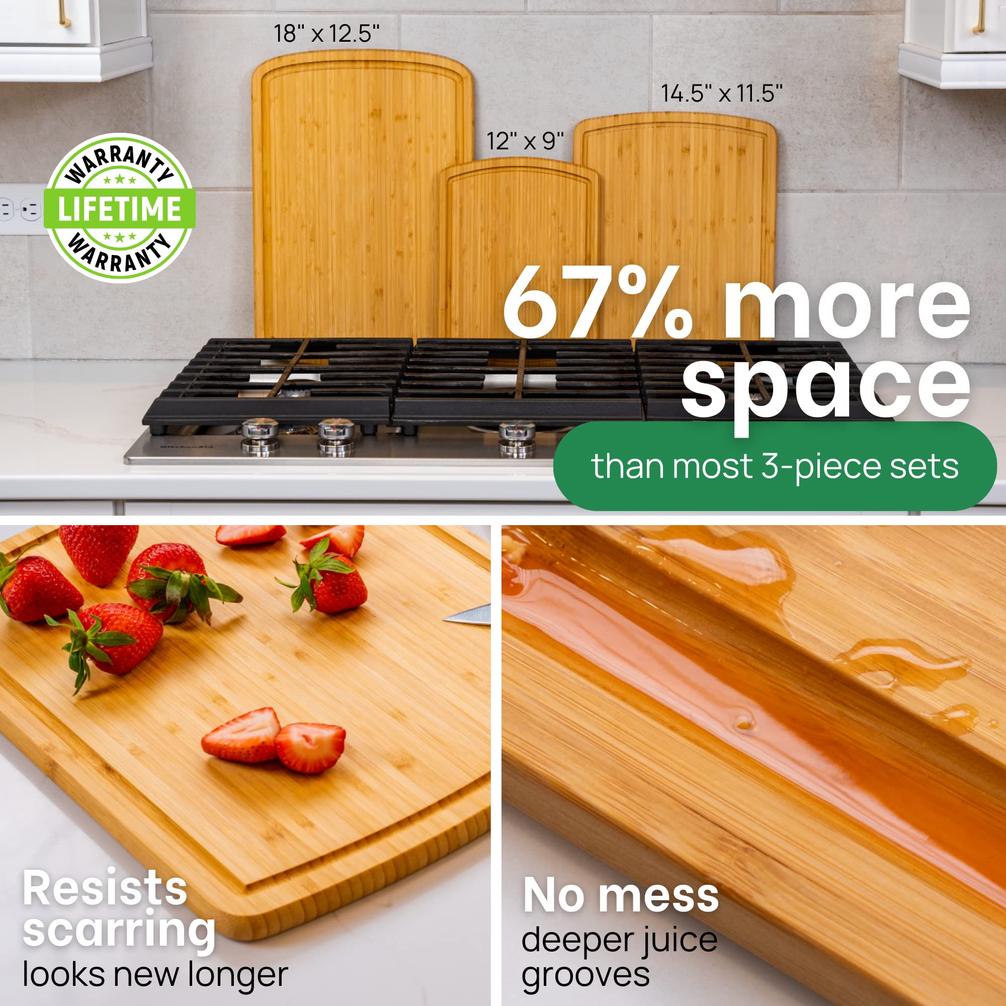 Tabla Greener Chef pequeña de 12x9, adecuada para tareas rápidas.