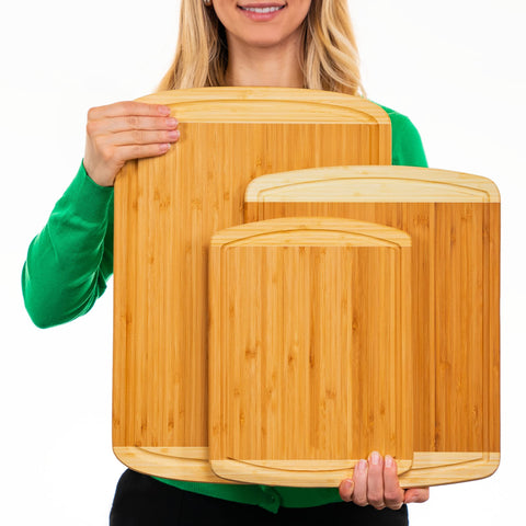 Greener Chef juego de tablas para cocinar y presentar, ideal para encimeras