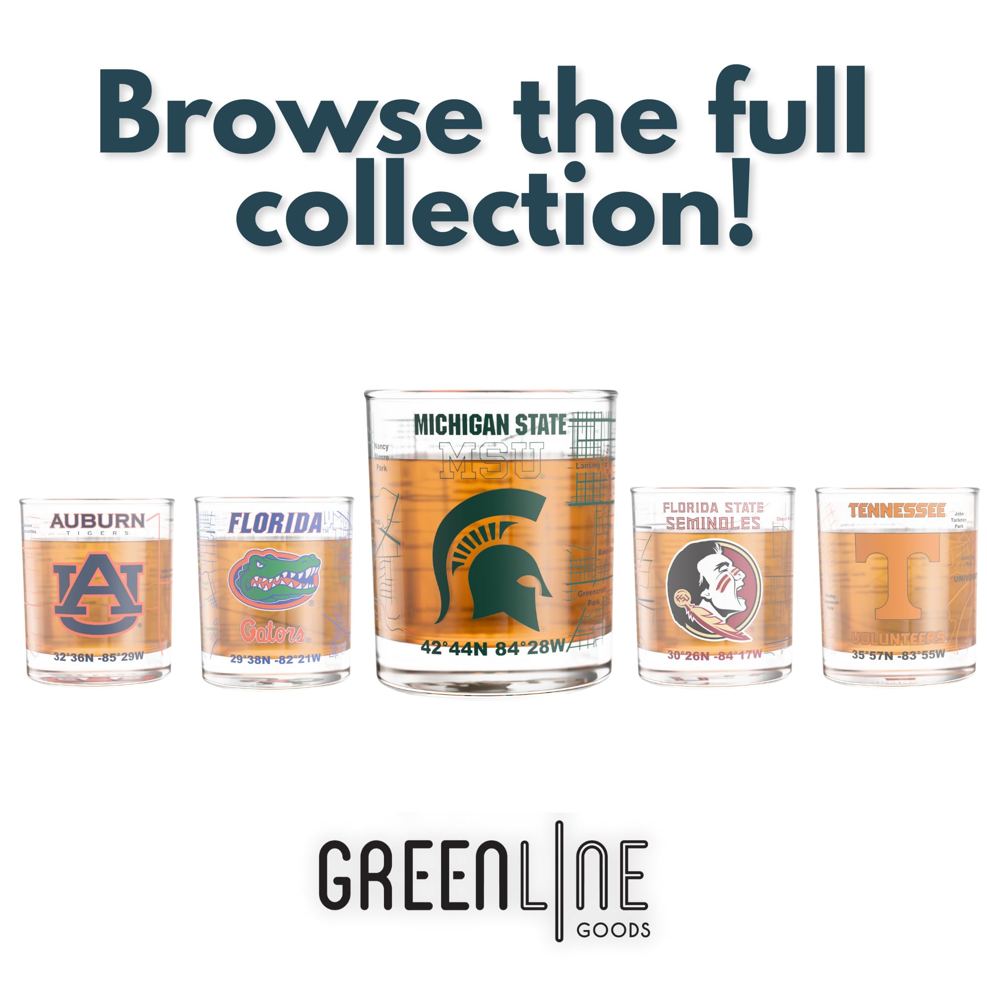 Presentación regalo lista: dos vasos Greenline Goods en caja lista para obsequio