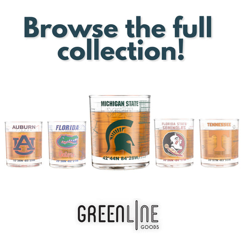 Presentación regalo lista: dos vasos Greenline Goods en caja lista para obsequio