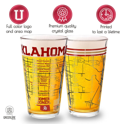 Vaso de 16 oz Greenline Goods para cervezas.
