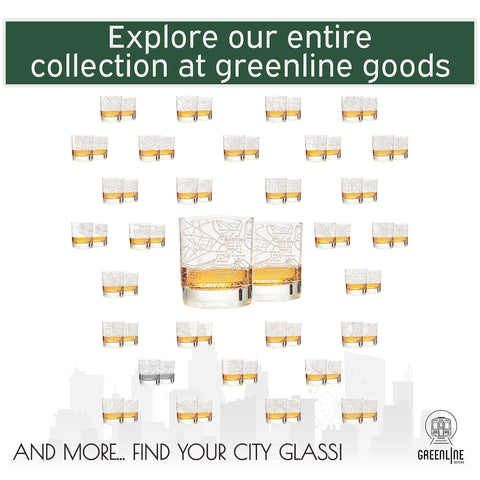 Juego de dos vasos Greenline Goods, regalo en caja elegante