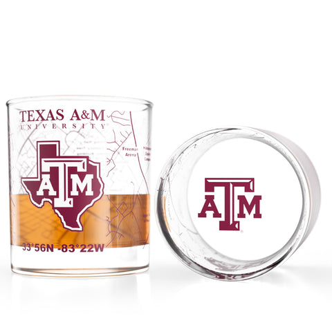 Vaso Greenline Goods con logo a color y mapa del campus para coleccionistas