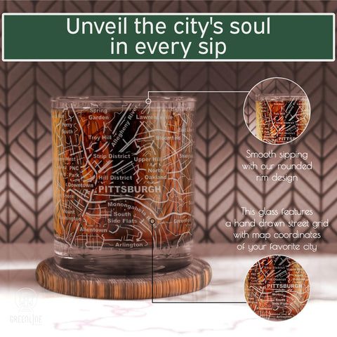 Juego de dos vasos Greenline Goods en elegante estuche de regalo.
