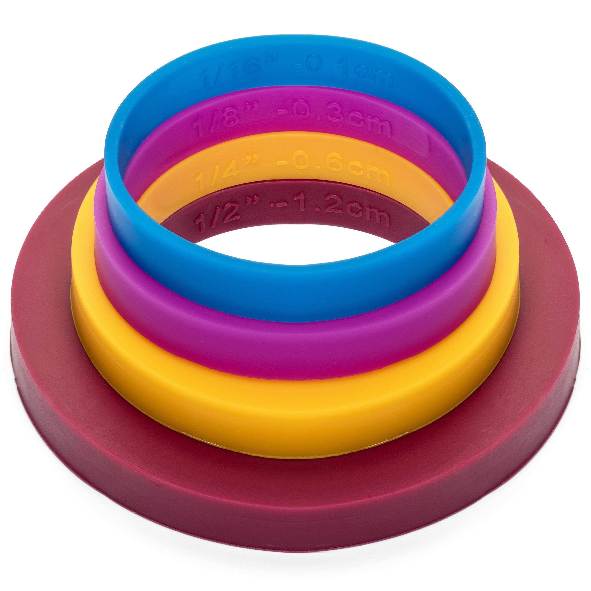 Bandas de colores GreenOlive para rodillo permiten anchos precisos.