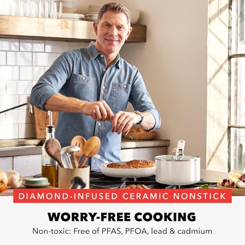 GreenPan Bobby Flay con tapa de vidrio, observa la cocción sin perder calor
