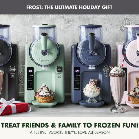 GreenPan Frost: accesorios incluidos para limpieza y uso versátil.