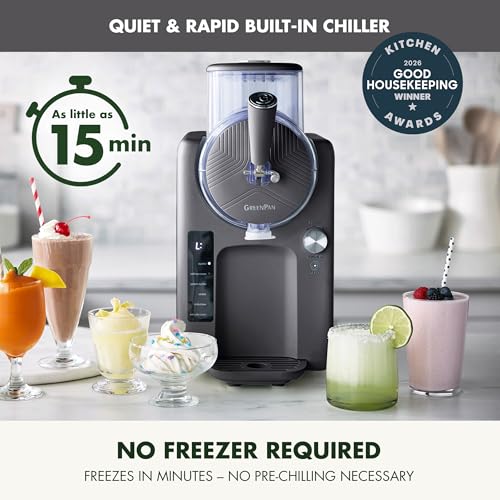 GreenPan Frost: selector de 6 modos para preparar desde helado suave hasta sorbet.