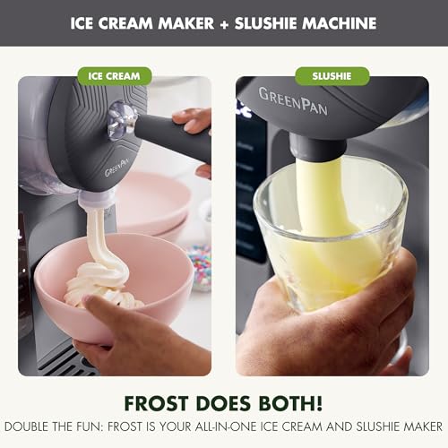GreenPan Frost: panel de controles para elegir modo y textura con facilidad.