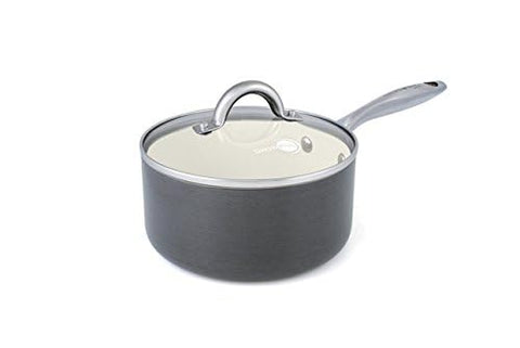GreenPan Lima 3D 2 Quart recubrimiento cerámico Thermolon para cocinar con menos aceite.